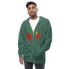 unisex-fleece-zip-up-hoodie-alpine-green-front-2-62e192627e363.jpg